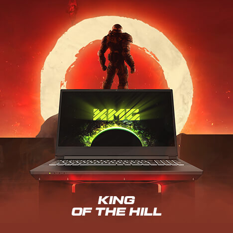 XMG APEX Menü Key Visual