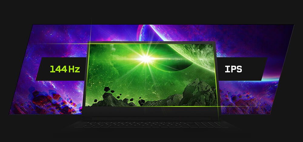 XMG APEX 15 Gaming-Laptop 144 Hz IPS Display