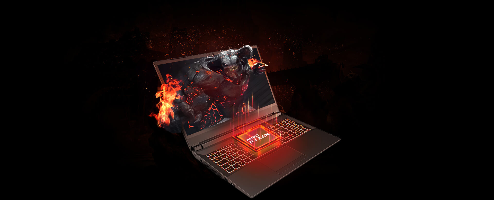 XMG APEX Gaming-Laptop AMD Ryzen