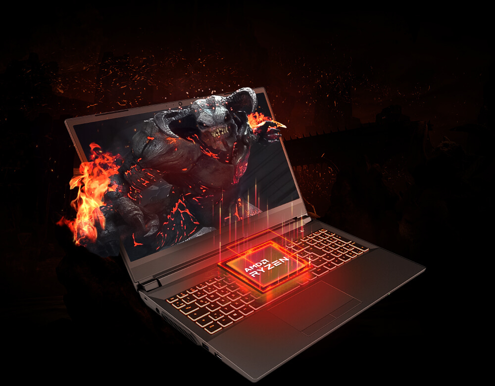 XMG APEX Gaming-Laptop AMD Ryzen