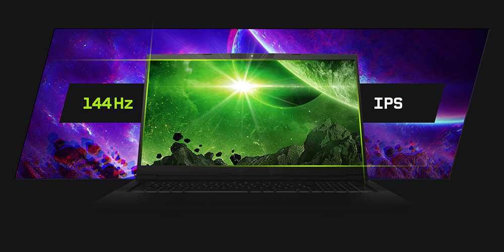 XMG CORE 15 AMD M20 Gaming-Laptop Display