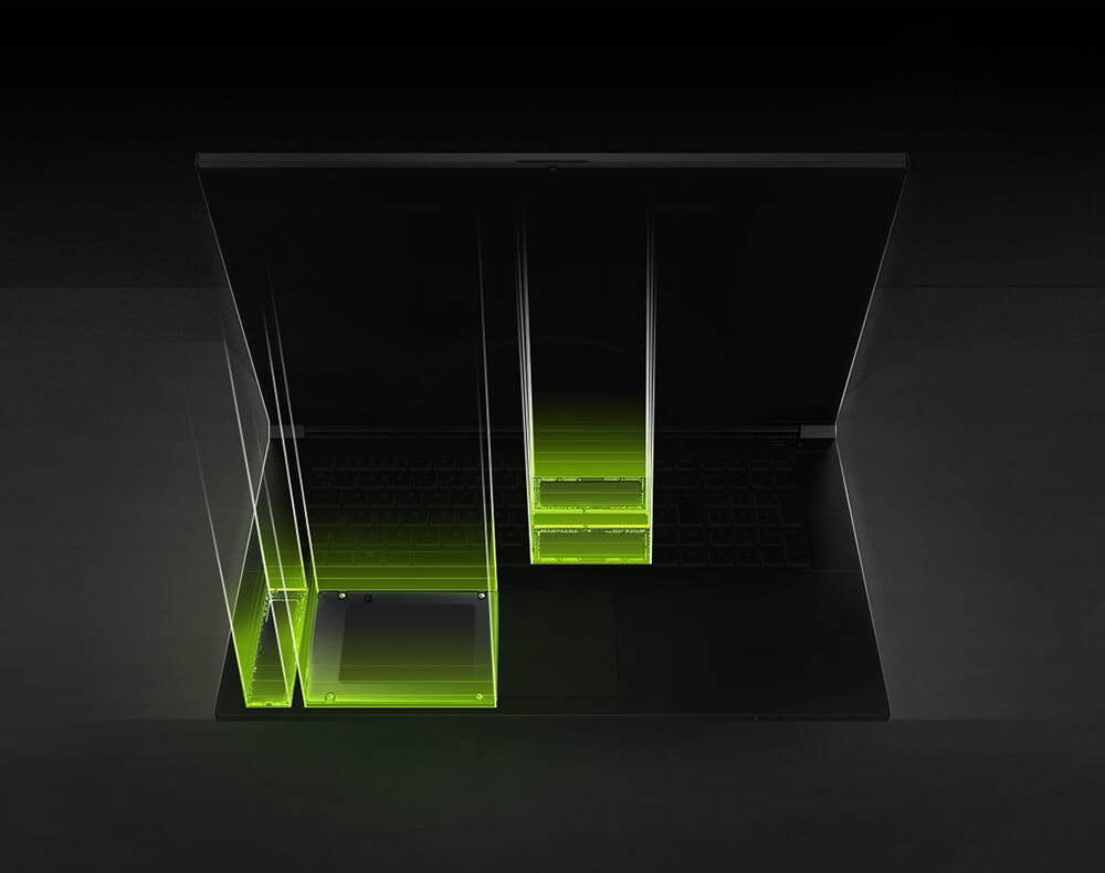 XMG FOCUS 15 Gaming-Laptop Speicher