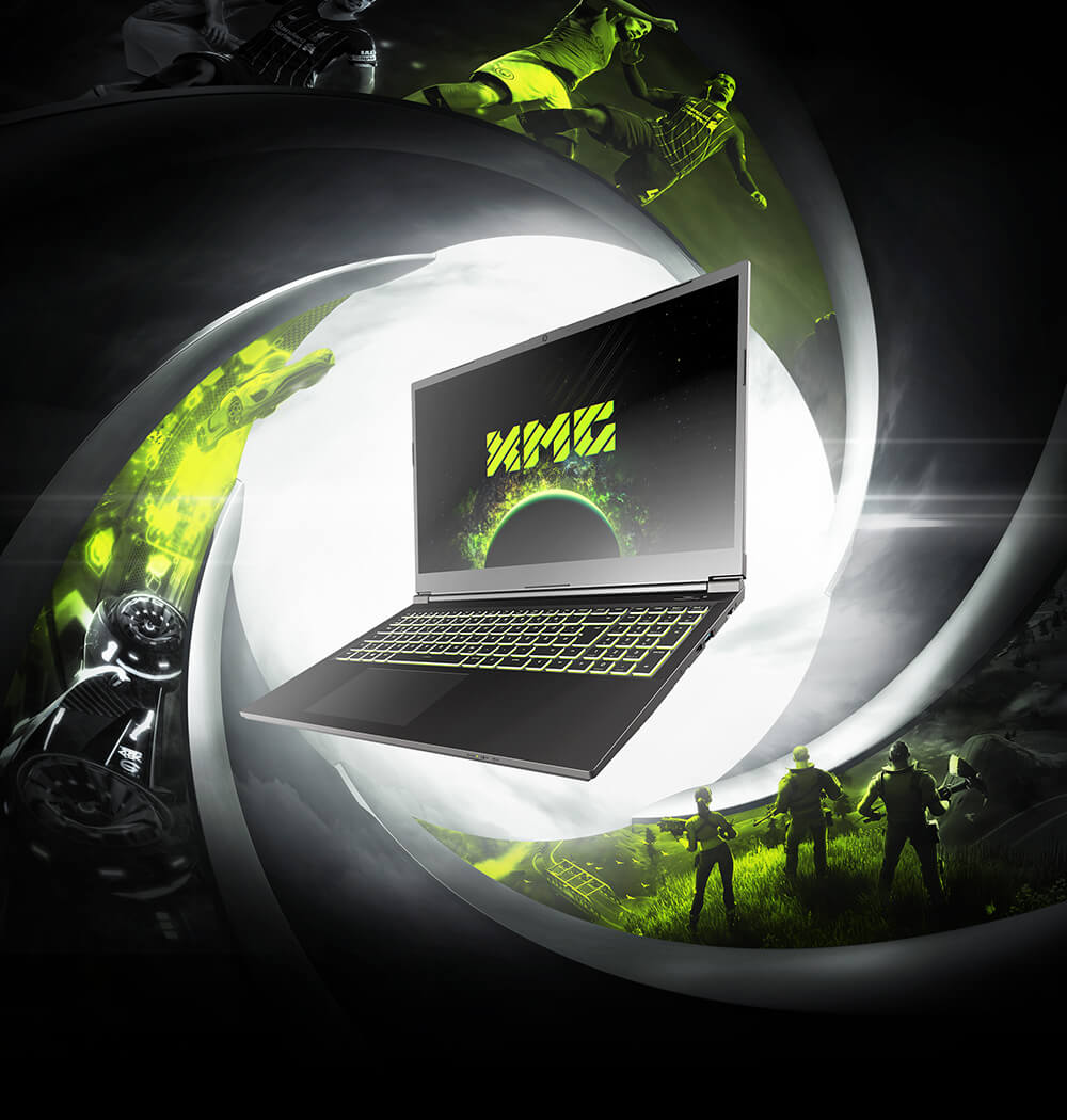 XMG FOCUS 15 Gaming-Laptop Keyvisual