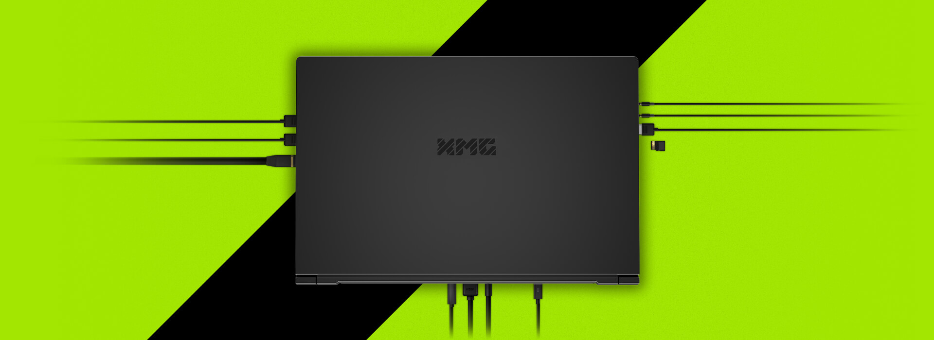 XMG PRO 15 Gaming-Laptop Anschlüsse