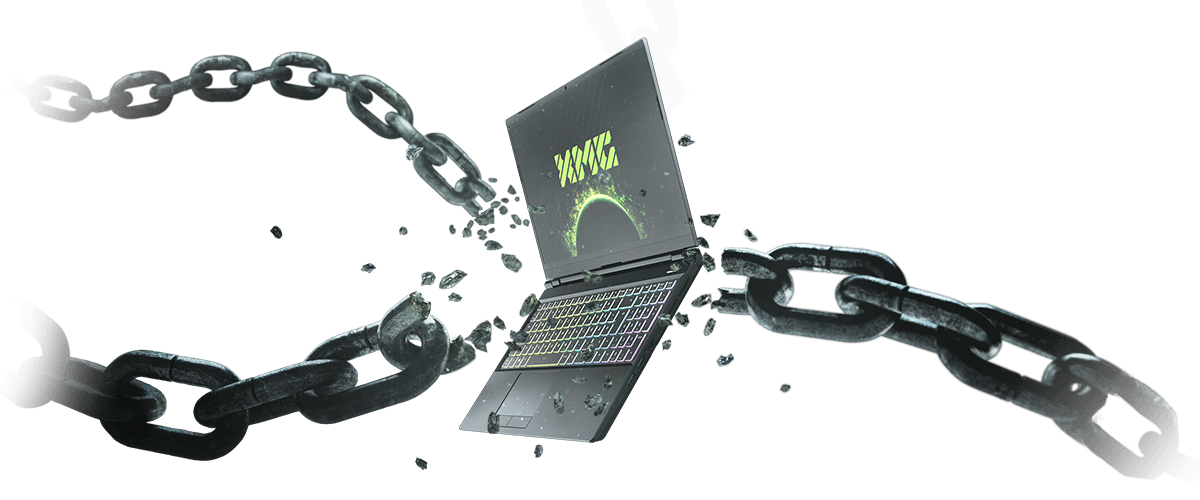 XMG CORE Gaming-Laptop Keyvisual