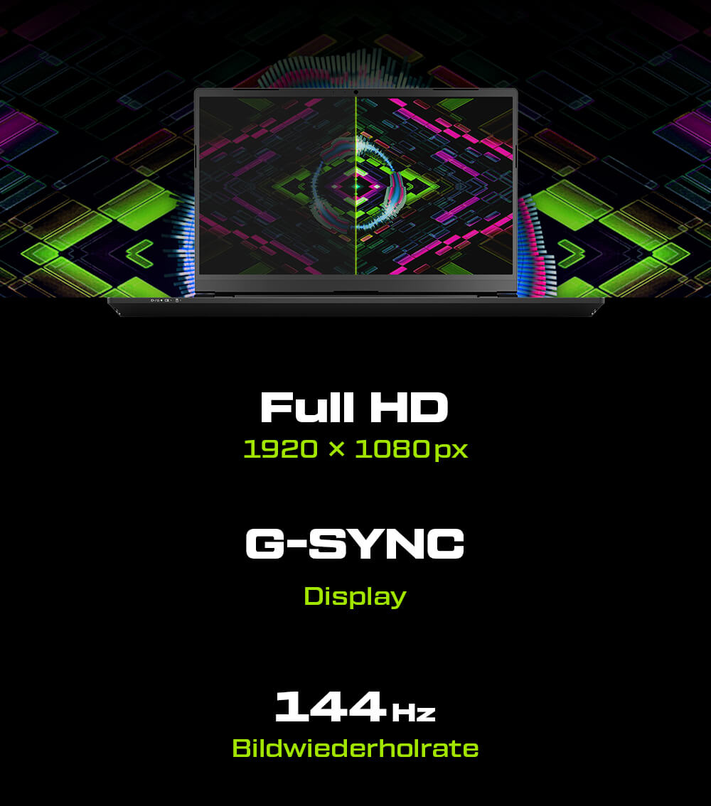 XMG PRO 15 Audio Gaming Laptop 144 Hz Display