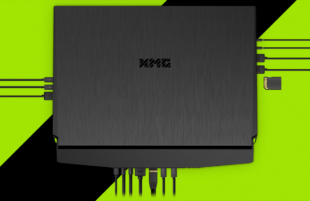 XMG ULTRA Gaming-Laptop Anschlüsse