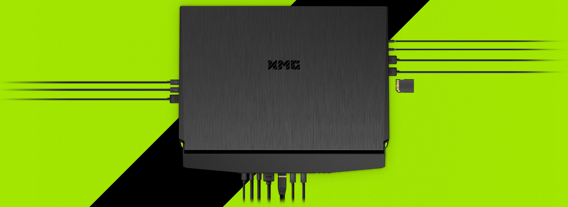 XMG ULTRA Gaming-Laptop Anschlüsse