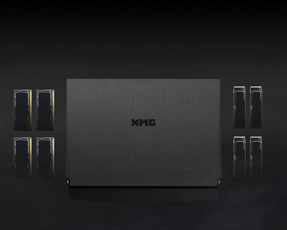 XMG ULTRA 17 Gaming-Laptop Speicher