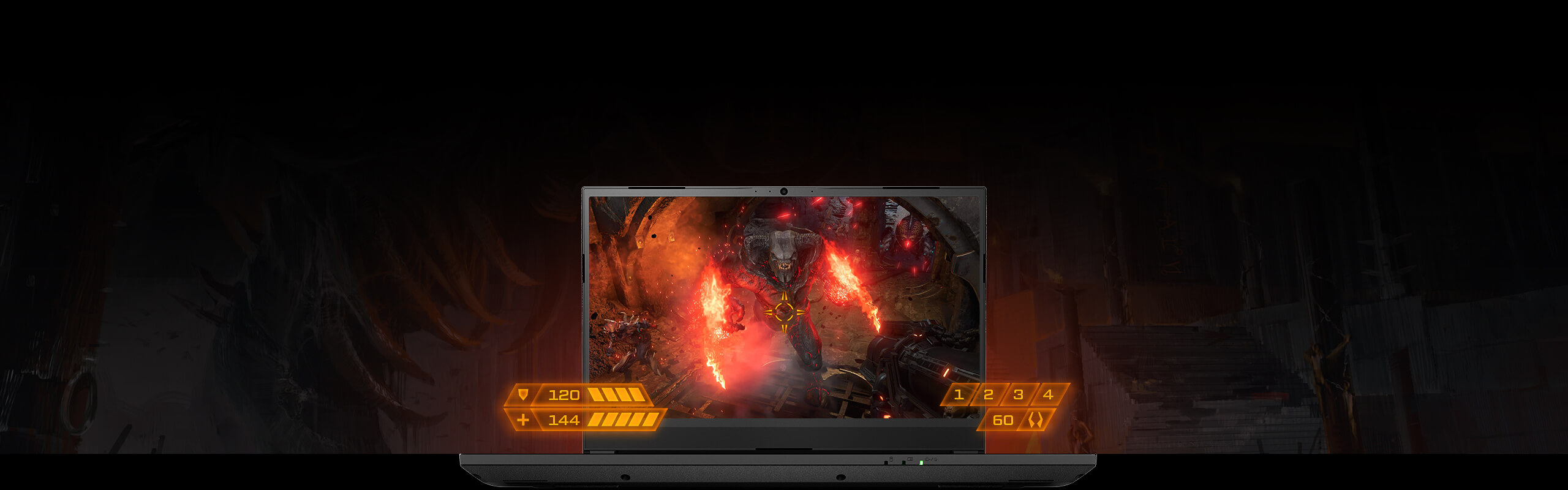 XMG APEX 15 Gaming-Laptop Display