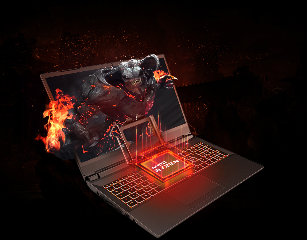 XMG APEX 15 MAX Gaming-Laptop AMD Ryzen