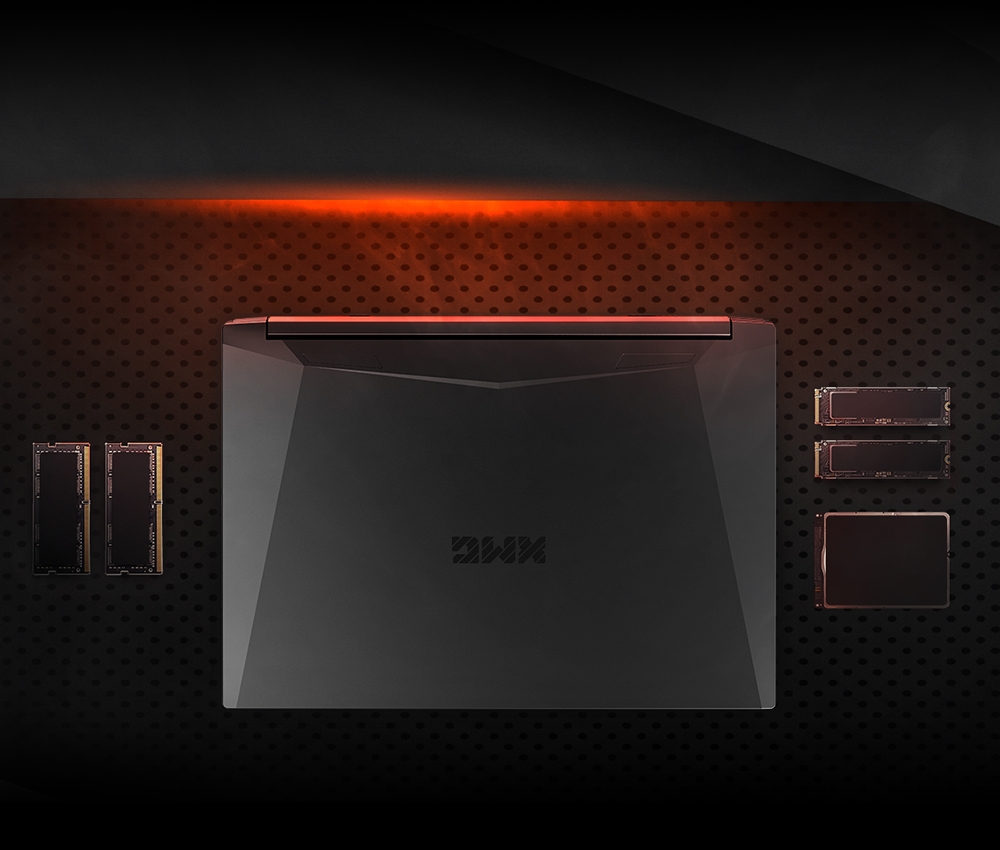 XMG APEX 15 MAX Gaming-Laptop Speicher