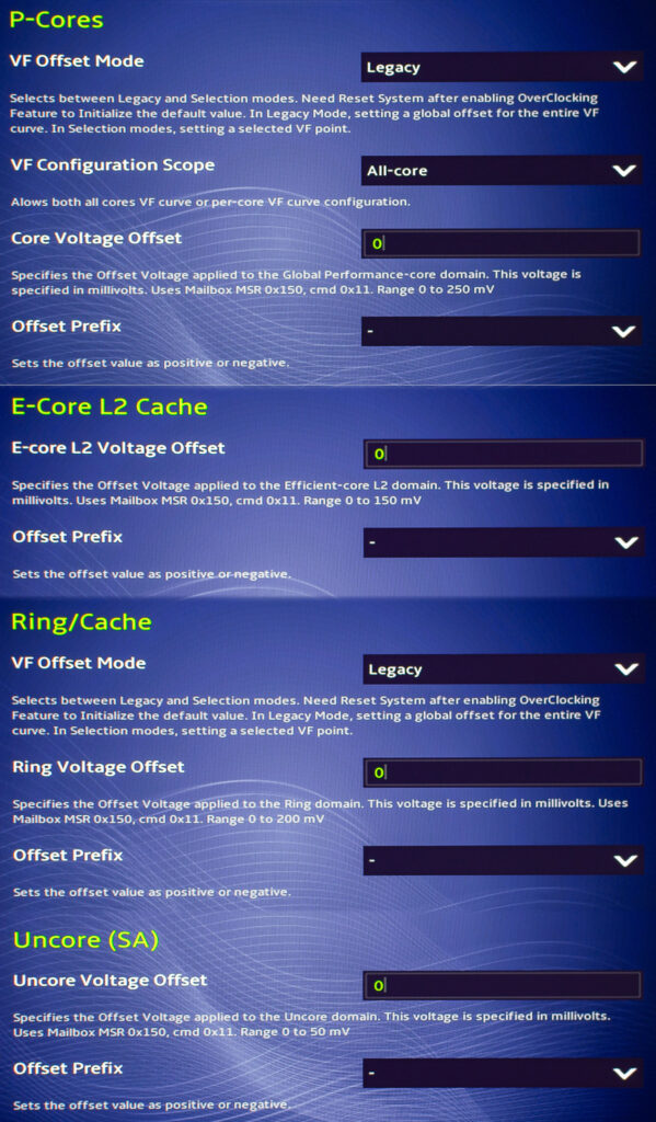 xmg neo e23 bios undervolting options v2