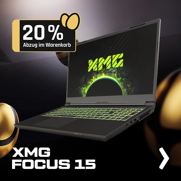 240312 bestware Easter Deals Newsletter XMG FOCUS 15 E23 DE