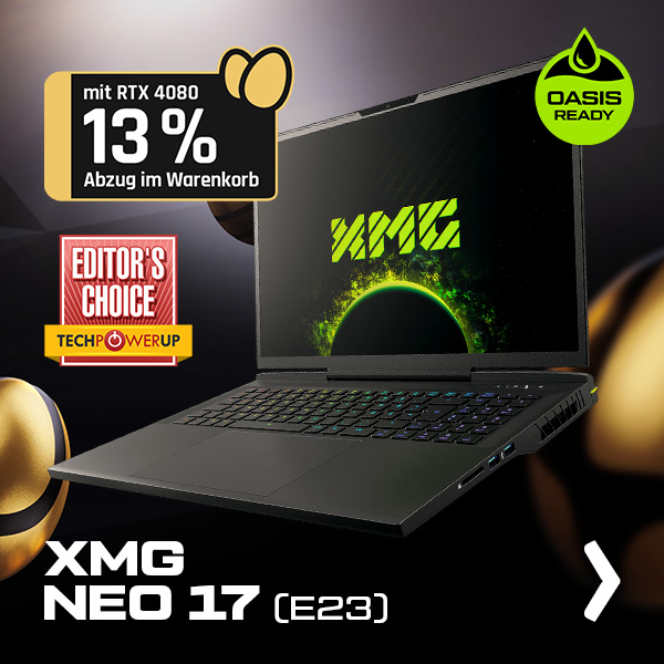 240312 bestware Easter Deals Newsletter XMG NEO 17 E23 DE