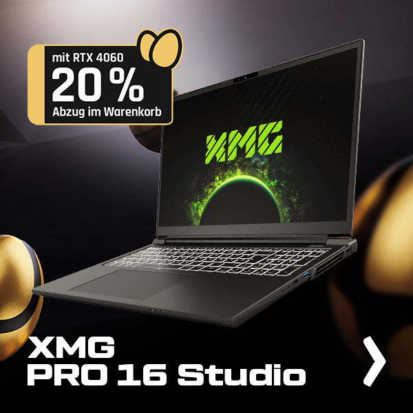 240312 bestware Easter Deals Newsletter XMG PRO 16 STUDIO M23 DE