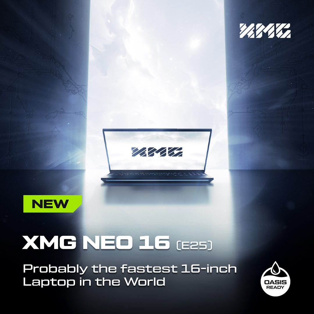 XMG NEO 16 (A25) - Gaming laptop with RTX 50 and AMD Ryzen