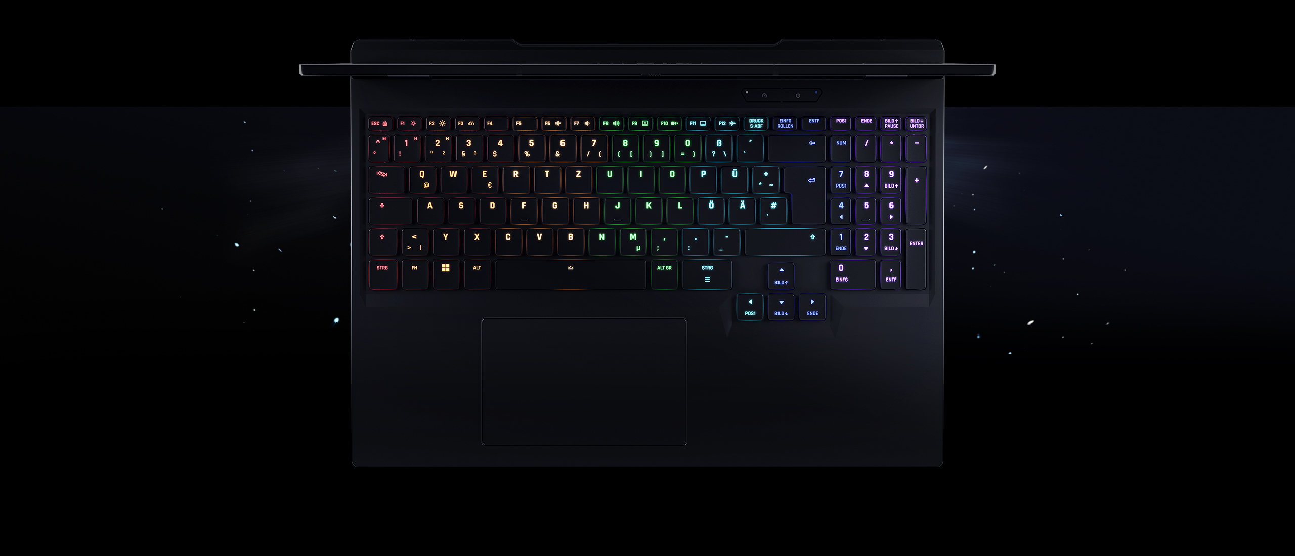 XMG NEO 16 E25 LP Feature 09 Keyboard Gaming WQHD Desktop