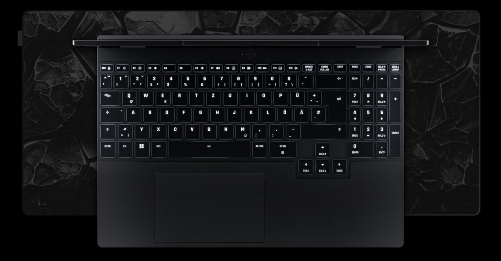 XMG EVO 15 (E25) und XMG EVO 15 (M25) Ultrabook Keyboard
