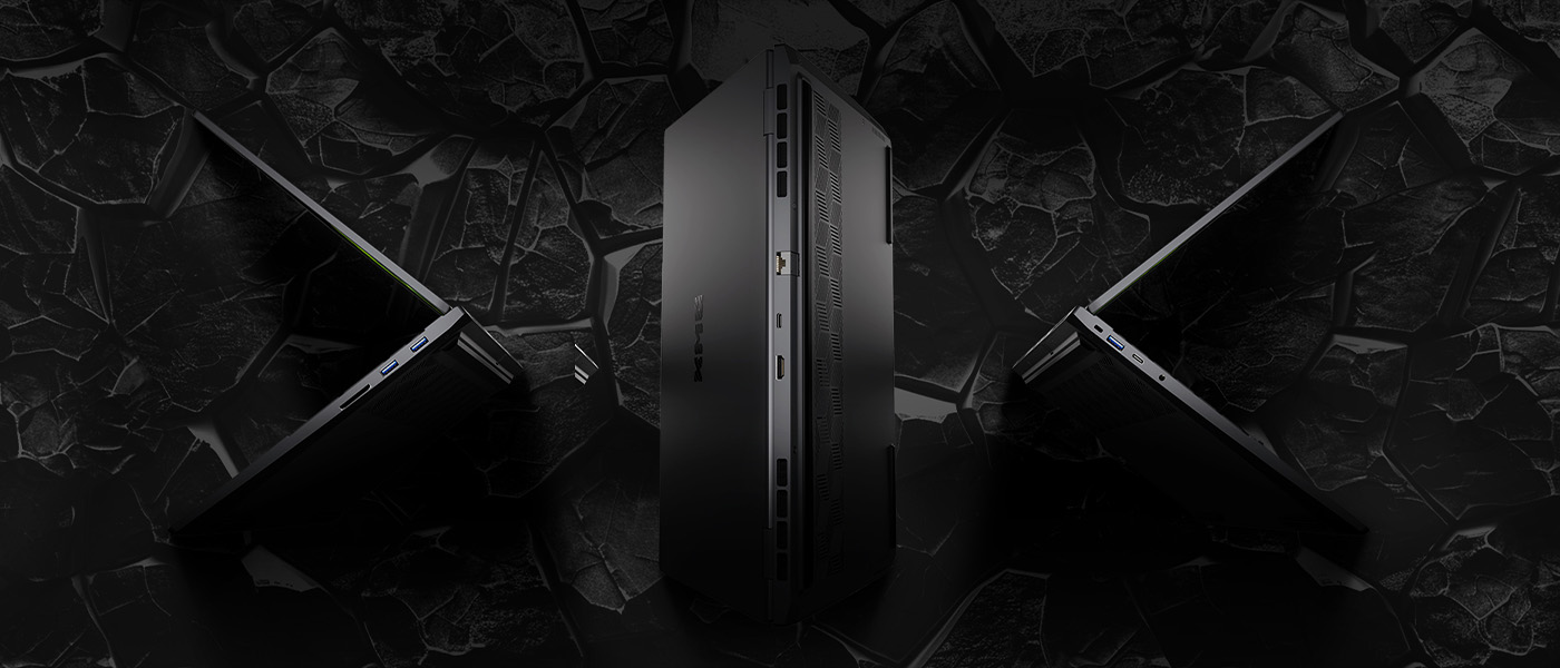 XMG EVO 15 E25 M25 LP Feature 04 Ports Desktop