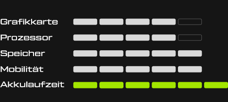 XMG CORE Performance Stats