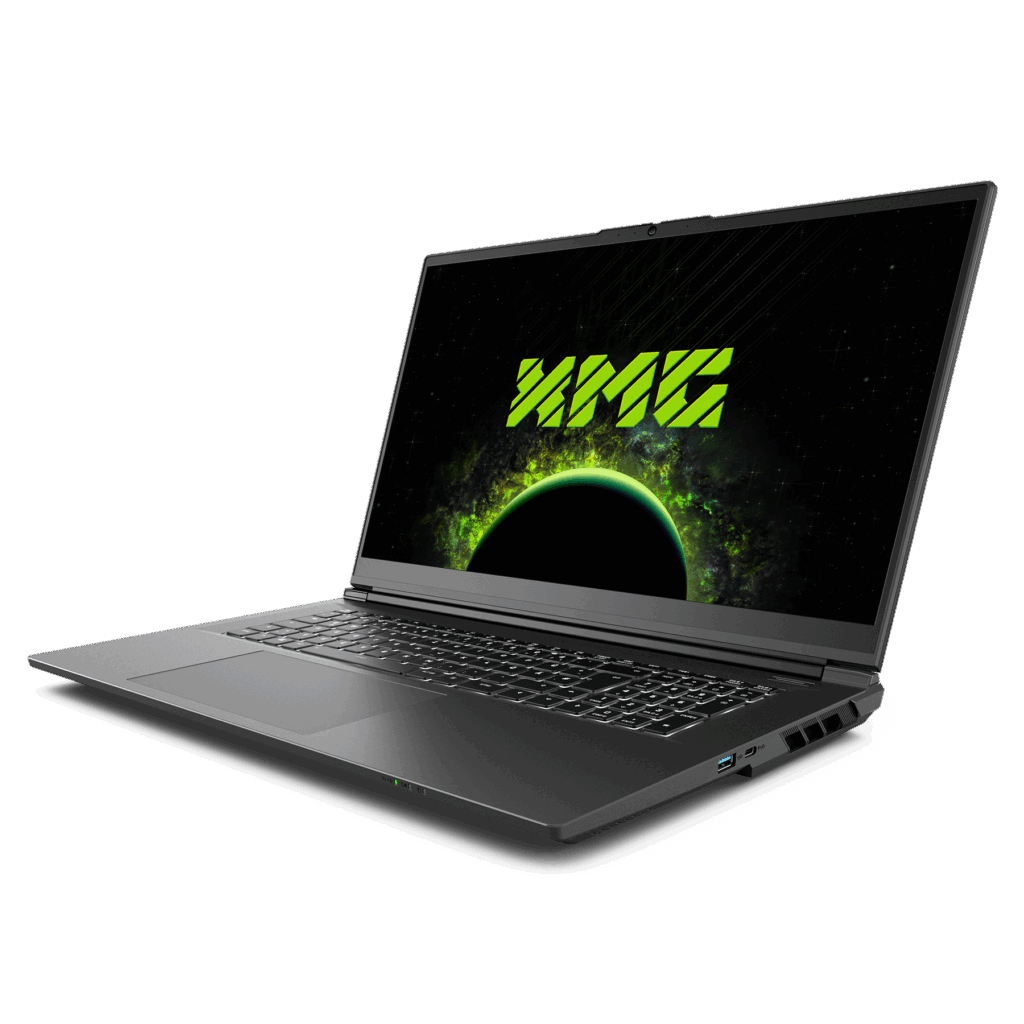 XMG APEX 17 (M25) gaming laptop right