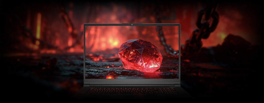 XMG APEX 17 (M25) gaming laptop display