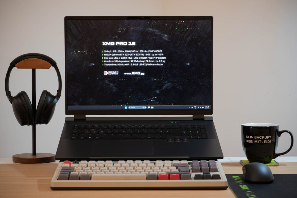 New product presentation at Computex 2026: XMG PRO 18