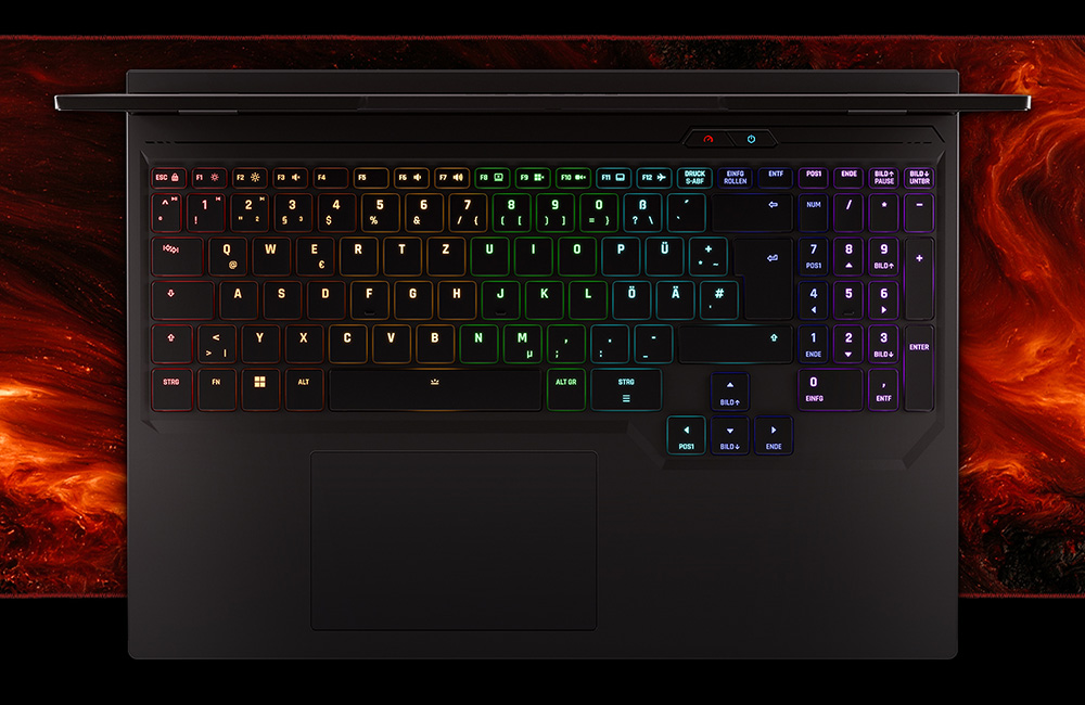 XMG APEX 16 M26 LP Feature 06 Keyboard Mobile 1